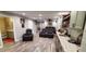 Finished basement with theater seating, custom cabinets, and a convenient wet bar for entertaining at 1030 Lake Haynes Ne Dr, Conyers, GA 30012