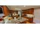 Well-appointed kitchen with stainless appliances, granite counters, and island at 1030 Lake Haynes Ne Dr, Conyers, GA 30012