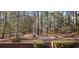 Wooded area with steps leading up to a brick wall at 1030 Lake Haynes Ne Dr, Conyers, GA 30012