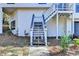 Exterior stairs leading to the upper level of the home at 2490 Woodfern Ct, Marietta, GA 30062