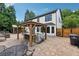 House's backyard features a patio, gazebo, and grill at 7108 Roselake Cir, Douglasville, GA 30134