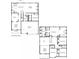 Two-story house featuring 5 bedrooms, 3-car garage, and multiple living spaces at 7174 Linden Dr, South Fulton, GA 30349