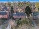 Aerial view of a two-story house at 8930 Carroll Manor Dr, Atlanta, GA 30350