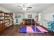 Spacious basement with home library and gym at 775 Holcombe Woods Ct, Auburn, GA 30011