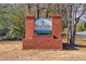 Holcombe Plantation community entrance sign at 775 Holcombe Woods Ct, Auburn, GA 30011