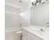 Clean bathroom with shower/tub combo and vanity at 2750 Olde Towne Pkwy, Duluth, GA 30097