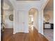 Bright and spacious entryway with hardwood floors and an open floor plan at 2750 Olde Towne Pkwy, Duluth, GA 30097