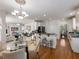 Modern kitchen with breakfast bar, granite countertops, and ample storage at 2750 Olde Towne Pkwy, Duluth, GA 30097