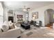 Bright and airy living room with a fireplace and hardwood floors at 2750 Olde Towne Pkwy, Duluth, GA 30097