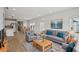 Comfortable living room with stylish furniture, hardwood floors, and open concept design at 2026 Avalon Rdg, Conyers, GA 30013