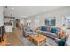 Comfortable living room with stylish furniture, hardwood floors, and open concept design at 2026 Avalon Rdg, Conyers, GA 30013