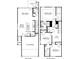 Detailed floor plan showcasing the layout of a two-story home with labeled rooms and dimensions at 2111 Avalon Rdg, Conyers, GA 30013