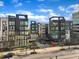 Luxury modern building with spacious courtyard and city views at 1301 Peachtree # 3B, Atlanta, GA 30309