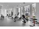 Well-equipped gym with various exercise machines at 1301 Peachtree # 3B, Atlanta, GA 30309