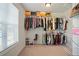 Spacious walk-in closet with ample shelving and hanging space at 3247 Brigadier Way, Stockbridge, GA 30281