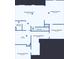 Floor plan displaying the basement's layout, with both finished and unfinished sections at 4685 Prater Se Way, Smyrna, GA 30080