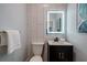 Modern bathroom with updated vanity and tile at 5490 Conway Dr, Marietta, GA 30068