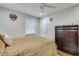 Charming bedroom with a double bed, dresser, and ceiling fan at 2740 Rollingwood Se Ln, Atlanta, GA 30316