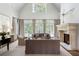 Sunlit living area with access to pool and patio at 4520 Garmon Nw Rd, Atlanta, GA 30327