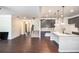 Open concept kitchen boasting granite countertops at 6094 Whitetail Deer Run, Mableton, GA 30126