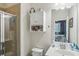 Bathroom with shower, toilet, and vanity at 2367 Millhaven Se St # 15, Smyrna, GA 30080