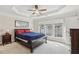 Spacious bedroom with large windows and ceiling fan at 2367 Millhaven Se St # 15, Smyrna, GA 30080