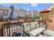 Deck with seating and view of neighborhood at 2367 Millhaven Se St # 15, Smyrna, GA 30080
