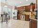 Modern kitchen with granite countertops and stainless steel appliances at 2367 Millhaven Se St # 15, Smyrna, GA 30080