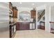 Bright kitchen features stainless steel appliances and an open design at 2367 Millhaven Se St # 15, Smyrna, GA 30080