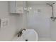 Clean bathroom with a shower and updated vanity at 4129 Shorter Way, Decatur, GA 30034