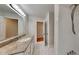 Updated bathroom with granite countertop and a shower at 4129 Shorter Way, Decatur, GA 30034