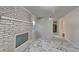 Living area with fireplace and marble tile flooring at 4129 Shorter Way, Decatur, GA 30034