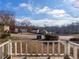 View from the porch shows a residential street and houses at 1110 1St Nw St, Atlanta, GA 30318