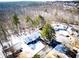 Aerial view showcasing house location and landscape at 95 Brandon Dr, Covington, GA 30016