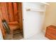 Unfinished basement area with open shelving at 95 Brandon Dr, Covington, GA 30016