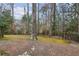 Large backyard with mature trees at 3781 Narmore Ne Dr, Atlanta, GA 30319