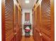 Long hallway with multiple double door closets at 3781 Narmore Ne Dr, Atlanta, GA 30319