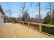 Expansive, newly constructed wooden deck offers ample space for outdoor activities and relaxation at 490 Rock Springs Ne Rd, Atlanta, GA 30324