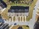 Overhead view of townhouses and surrounding area at 566 Maggie Ln, Jonesboro, GA 30238