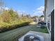 Private backyard with patio and wooded area at 566 Maggie Ln, Jonesboro, GA 30238