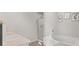 Bathroom boasts a double vanity, shower, and garden tub at 1752 Alford Dr, Jonesboro, GA 30236