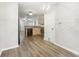 Dining room with hardwood floors and a chandelier at 3489 Parc Sw Dr, Atlanta, GA 30311