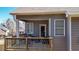 Wooden deck with seating area and access to the house at 505 Blue Mountain Rise, Canton, GA 30114