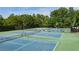 Well-maintained tennis courts with ample space for playing at 505 Blue Mountain Rise, Canton, GA 30114