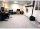Spacious basement with neutral carpet, musical instruments, and lots of potential at 213 Moore Valley Way, Canton, GA 30115