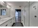 Clean bathroom with a large walk-in shower and double vanity at 260 18Th Nw St # 10203, Atlanta, GA 30363