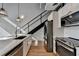 Modern kitchen with stainless steel appliances and white cabinets at 260 18Th Nw St # 10203, Atlanta, GA 30363