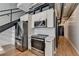 Modern kitchen featuring stainless steel appliances and white cabinets at 260 18Th Nw St # 10203, Atlanta, GA 30363