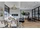 Modern lobby with comfortable seating and fireplace at 260 18Th Nw St # 10203, Atlanta, GA 30363