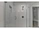 Large walk-in shower with subway tile and glass enclosure at 260 18Th Nw St # 10203, Atlanta, GA 30363